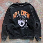 HEAVYWEIGHT LUX ROGUE WOLF CREW NECK - BLACK