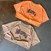 CLASSIC CROP TOP - ORANGE / BLACK