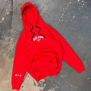 INNER DEMONS TOUR HOODIE - RED / WHITE