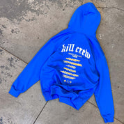 INNER DEMONS TOUR HOODIE - BLUE / WHITE