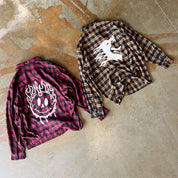 KILL CREW "SMILEY" FLANNEL - RED