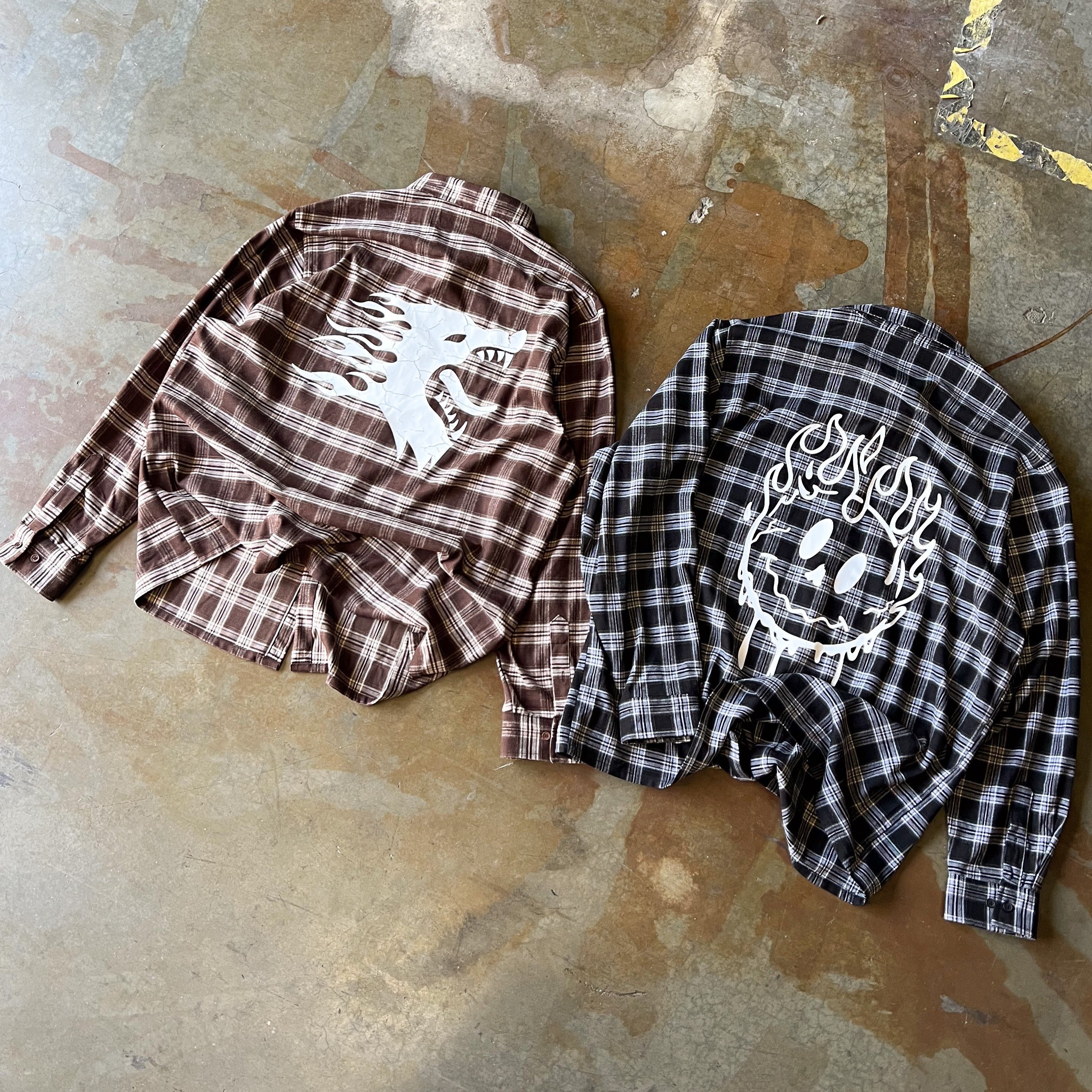 WAR WOLF FLANNEL - BROWN – Kill Crew