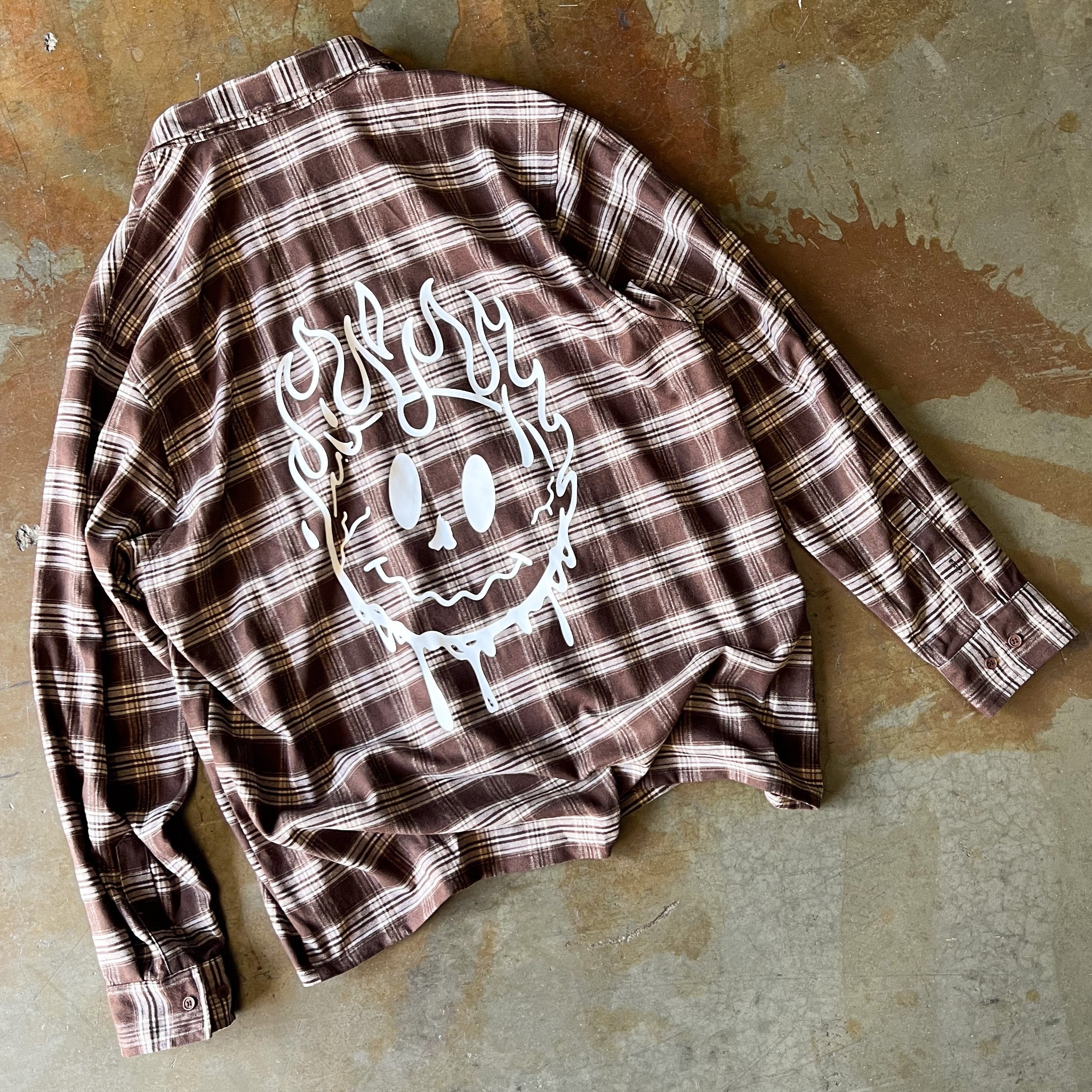 KILL CREW "SMILEY" FLANNEL - BROWN