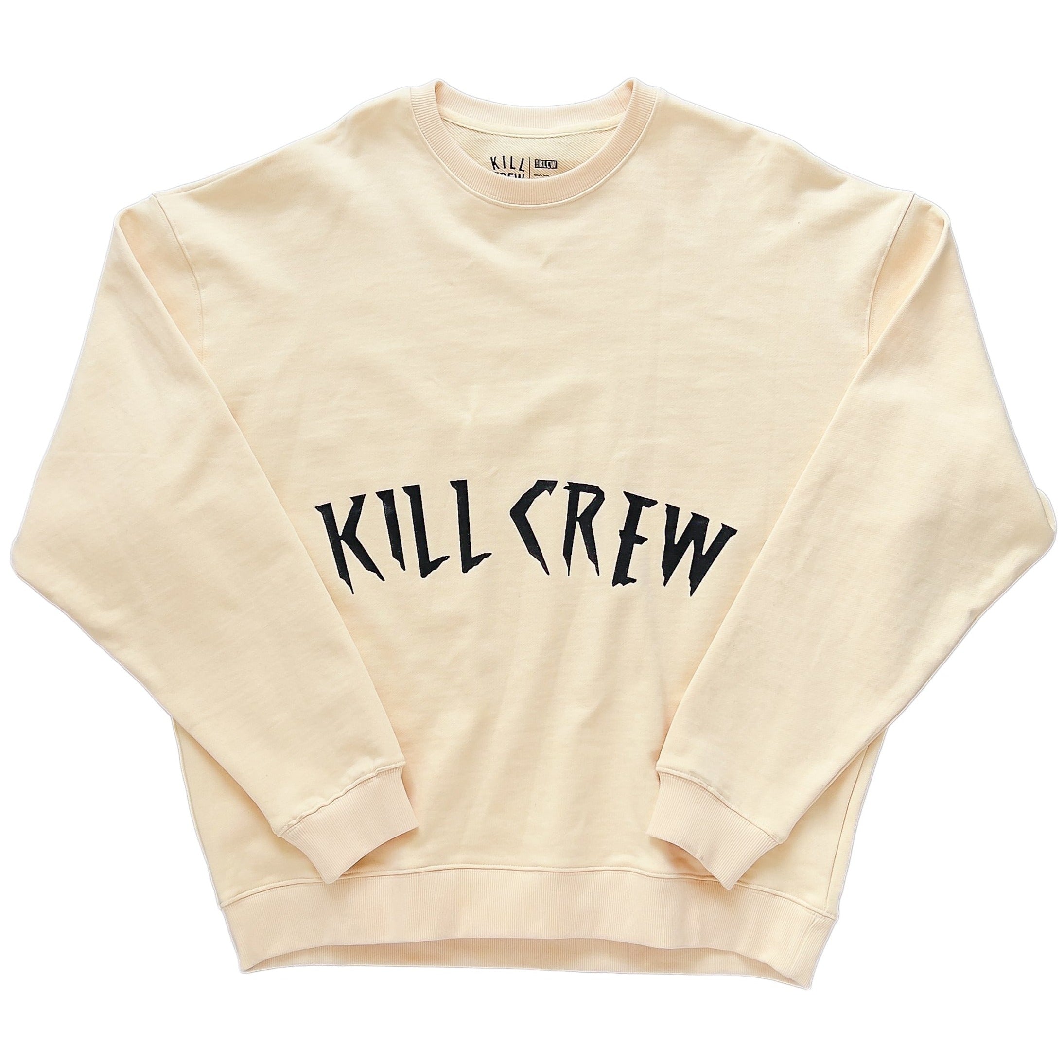 HEAVYWEIGHT LUX "KILL CREW" CREW NECK - CREAM