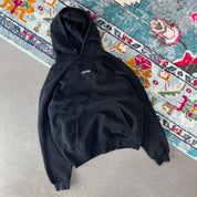 OVERSIZED LUX "SIMPLE" HOODIE - BLACK