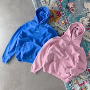 OVERSIZED LUX "SIMPLE" HOODIE - ROSÉ