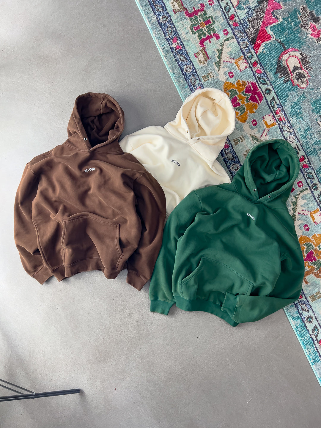 OVERSIZED LUX "SIMPLE" HOODIE - GREEN