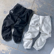 HEAVYWEIGHT LUX "SIMPLE" SWEATPANTS - BLACK