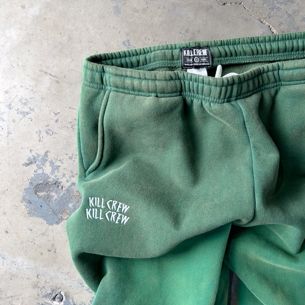 HEAVYWEIGHT LUX "SIMPLE" SWEATPANTS - GREEN