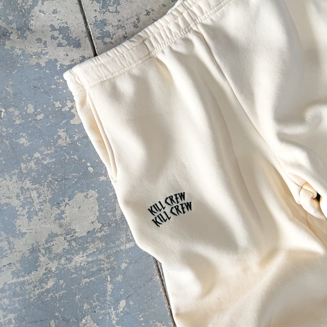 HEAVYWEIGHT LUX "SIMPLE" SWEATPANTS - CREAM