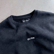 HEAVYWEIGHT LUX "SIMPLE" CREWNECK - BLACK