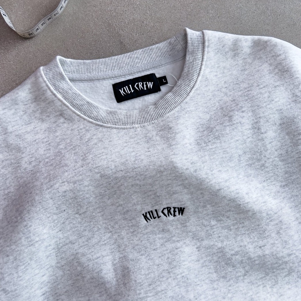 HEAVYWEIGHT LUX "SIMPLE" CREWNECK - GREY