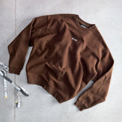 HEAVYWEIGHT LUX "SIMPLE" CREWNECK - BROWN