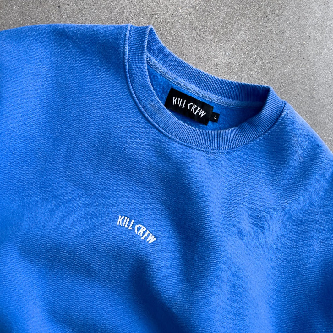 HEAVYWEIGHT LUX "SIMPLE" CREWNECK - BLUE