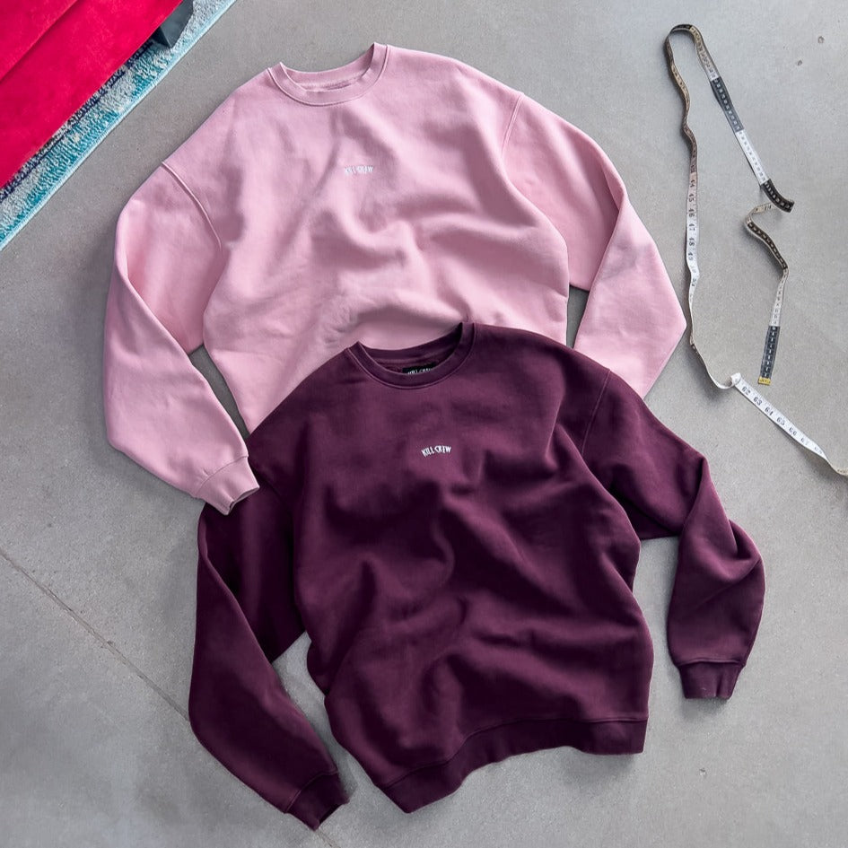 HEAVYWEIGHT LUX "SIMPLE" CREWNECK - ROSÉ