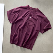 OVERSIZED LUX "SIMPLE" T-SHIRT - BURGUNDY