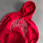 KILL CREW OVERSIZED LUX HOODIE - RED