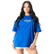 RELAXED FIT INNER DEMONS TOUR T-SHIRT - BLUE / WHITE