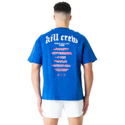 RELAXED FIT INNER DEMONS TOUR T-SHIRT - BLUE / WHITE