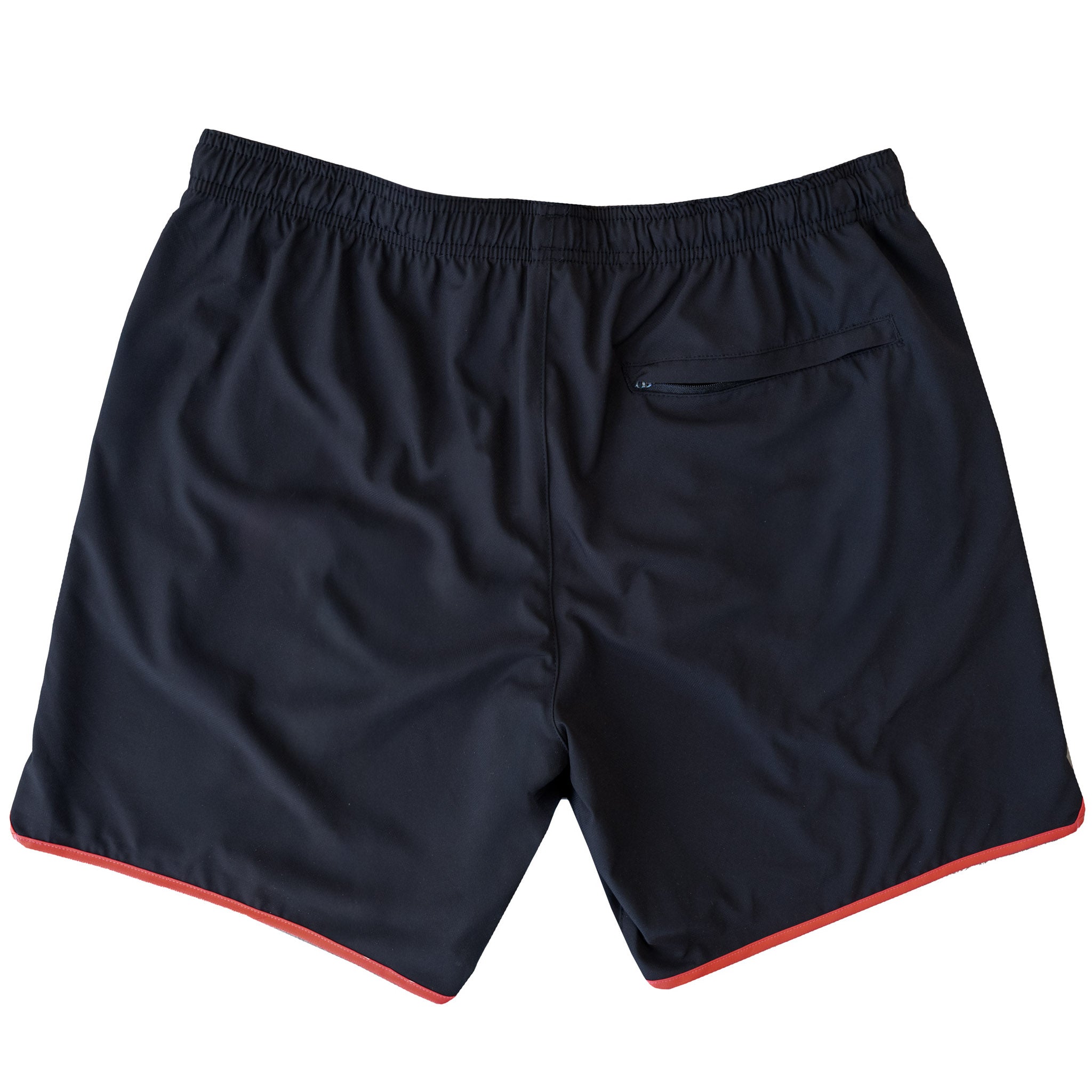 HYBRID TRAINING SHORT (7" INSEAM) - BLACK / RED