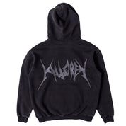 OVERSIZED LUX "COMFORT ZONE" HOODIE - BLACKOUT
