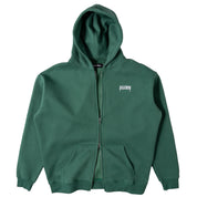 OVERSIZED LUX "SIMPLE" ZIP UP - GREEN