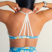 MEDIUM SUPPORT SPORTS BRA "DAISY FIELD"