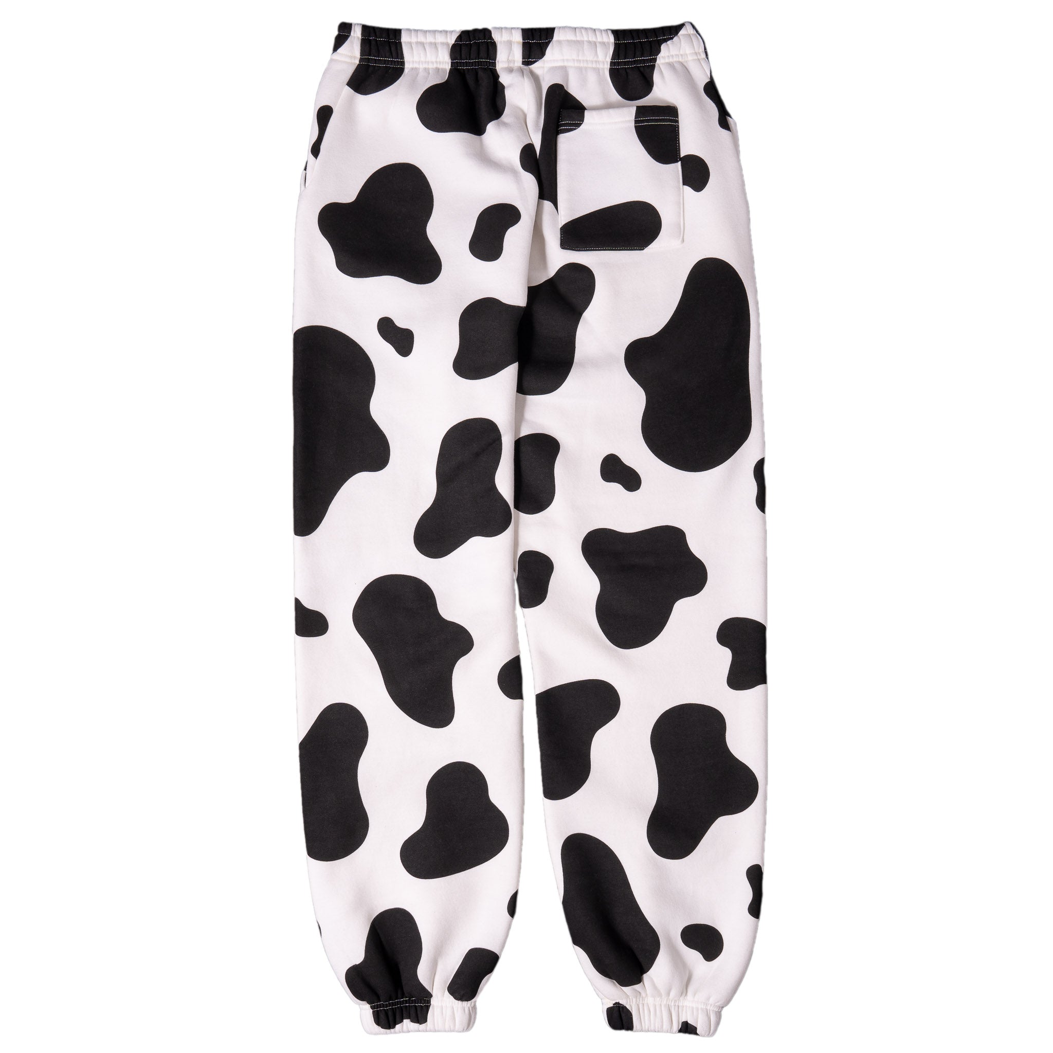 OVERSIZED LUX "MOO MOO" SWEATPANTS - BLACK