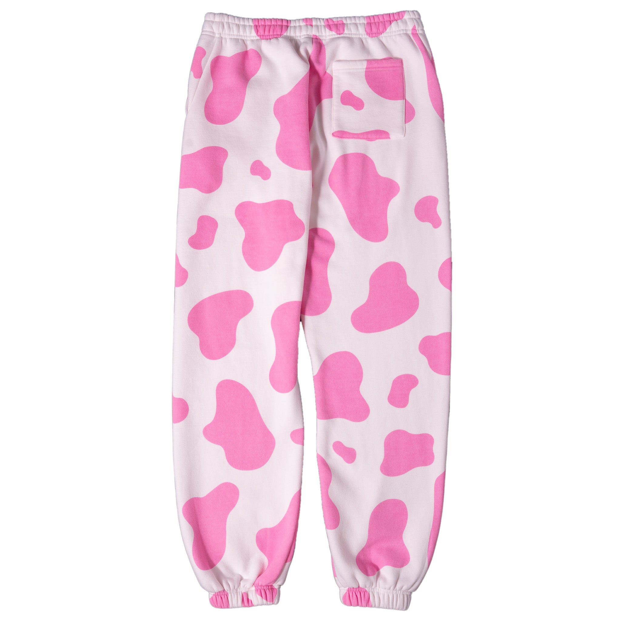 OVERSIZED LUX "MOO MOO" SWEATPANTS - PINK