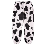 OVERSIZED LUX "MOO MOO" SWEATPANTS - BLACK