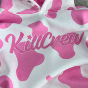 OVERSIZED LUX "MOO MOO" HOODIE - PINK