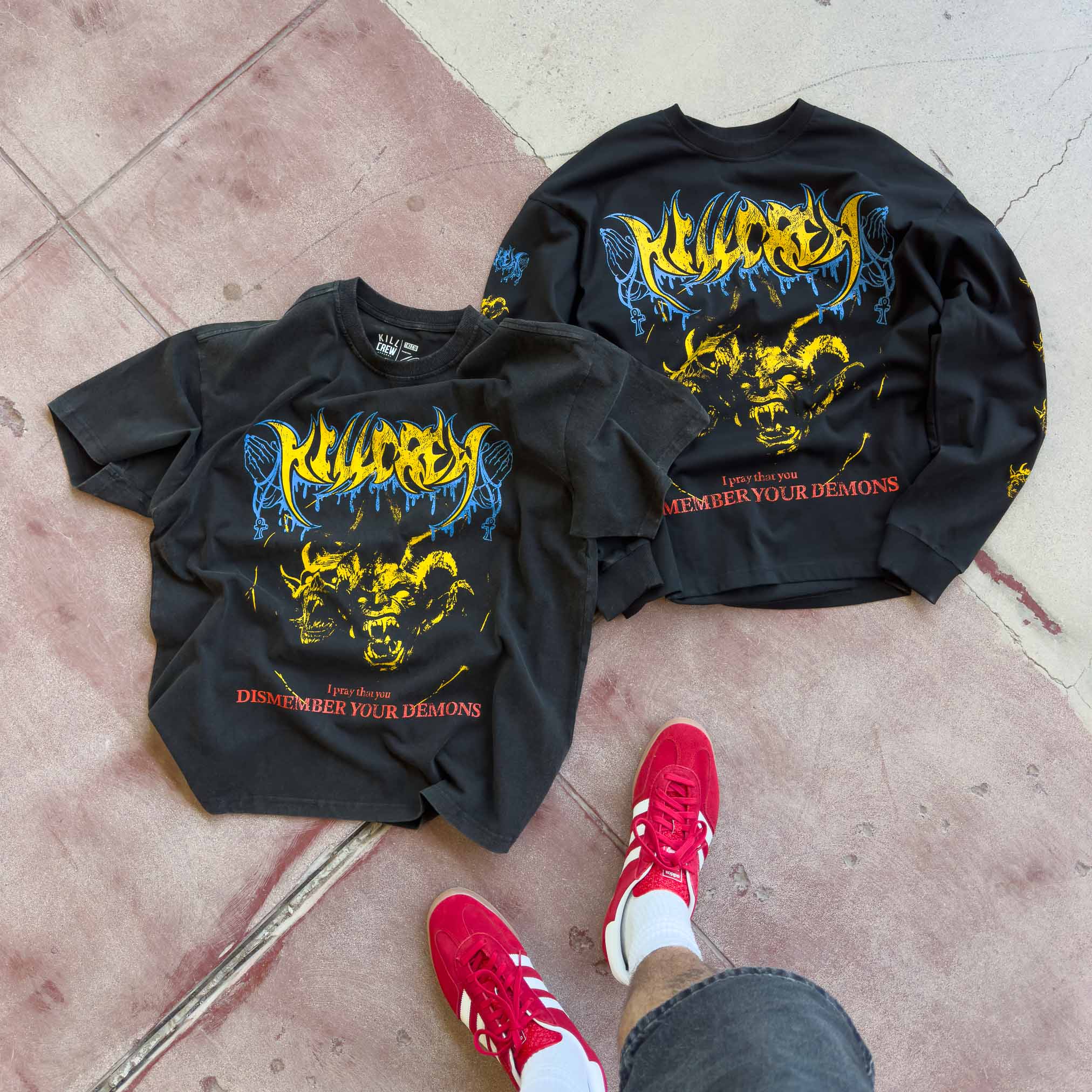 RELAXED FIT LUX DISMEMBER YOUR DEMONS T-SHIRT