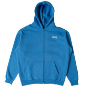 OVERSIZED LUX "SIMPLE" ZIP UP - BLUE