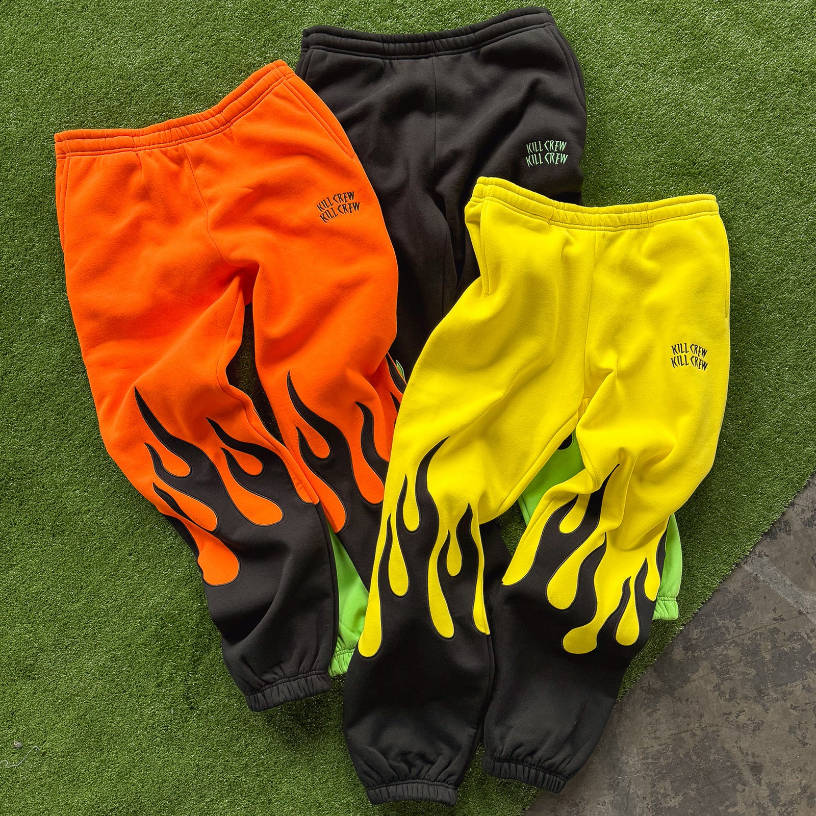 PREMIUM HEATER SWEATS - YELLOW / BLACK