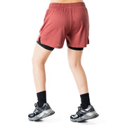 TRAINING SHORT WITH LINER - MAROON
