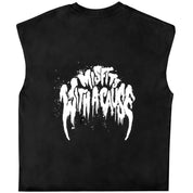 NATURAL COTTON MISFIT CUTOFF - BLACK