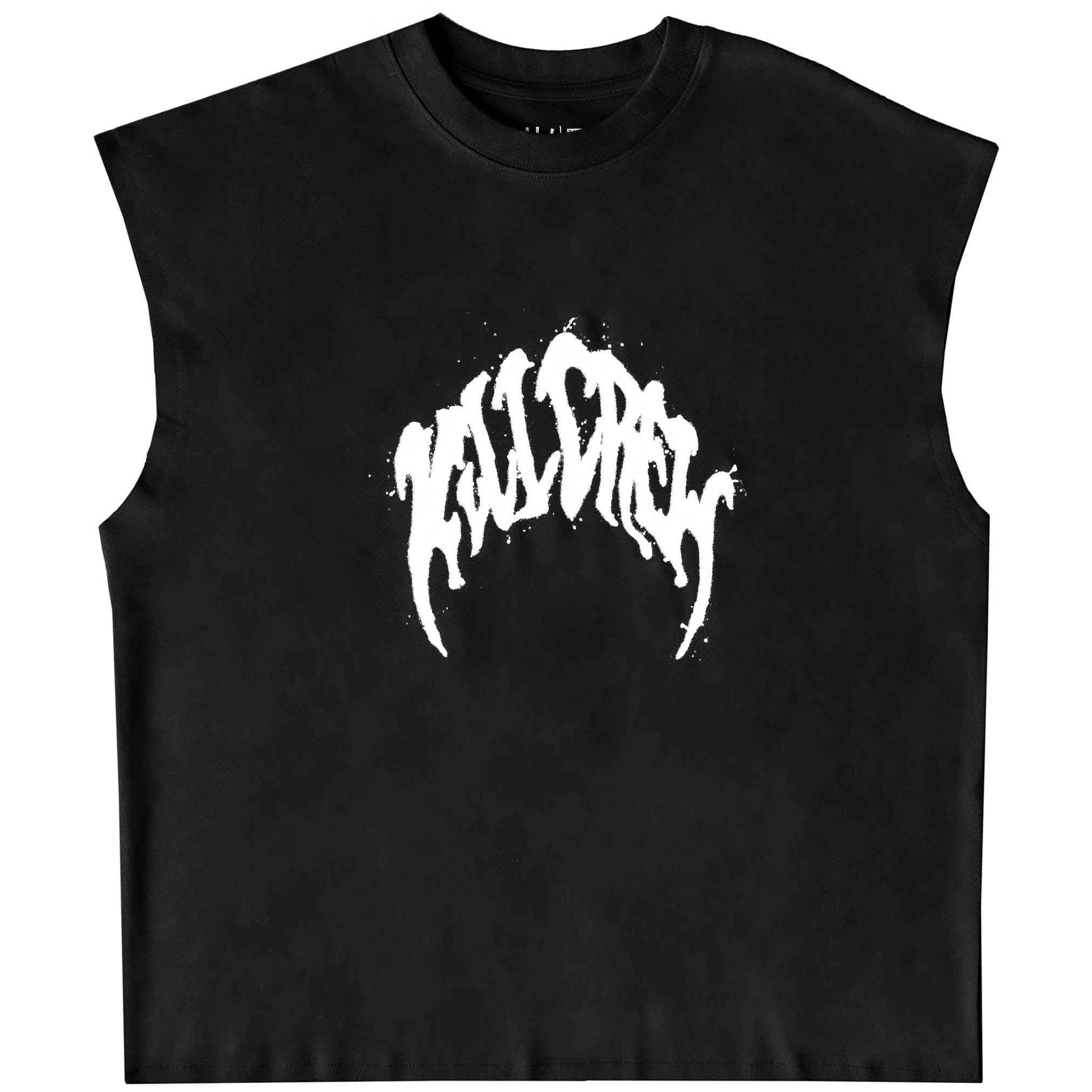 NATURAL COTTON MISFIT CUTOFF - BLACK
