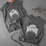 NATURAL COTTON MISFIT CUTOFF - GREY