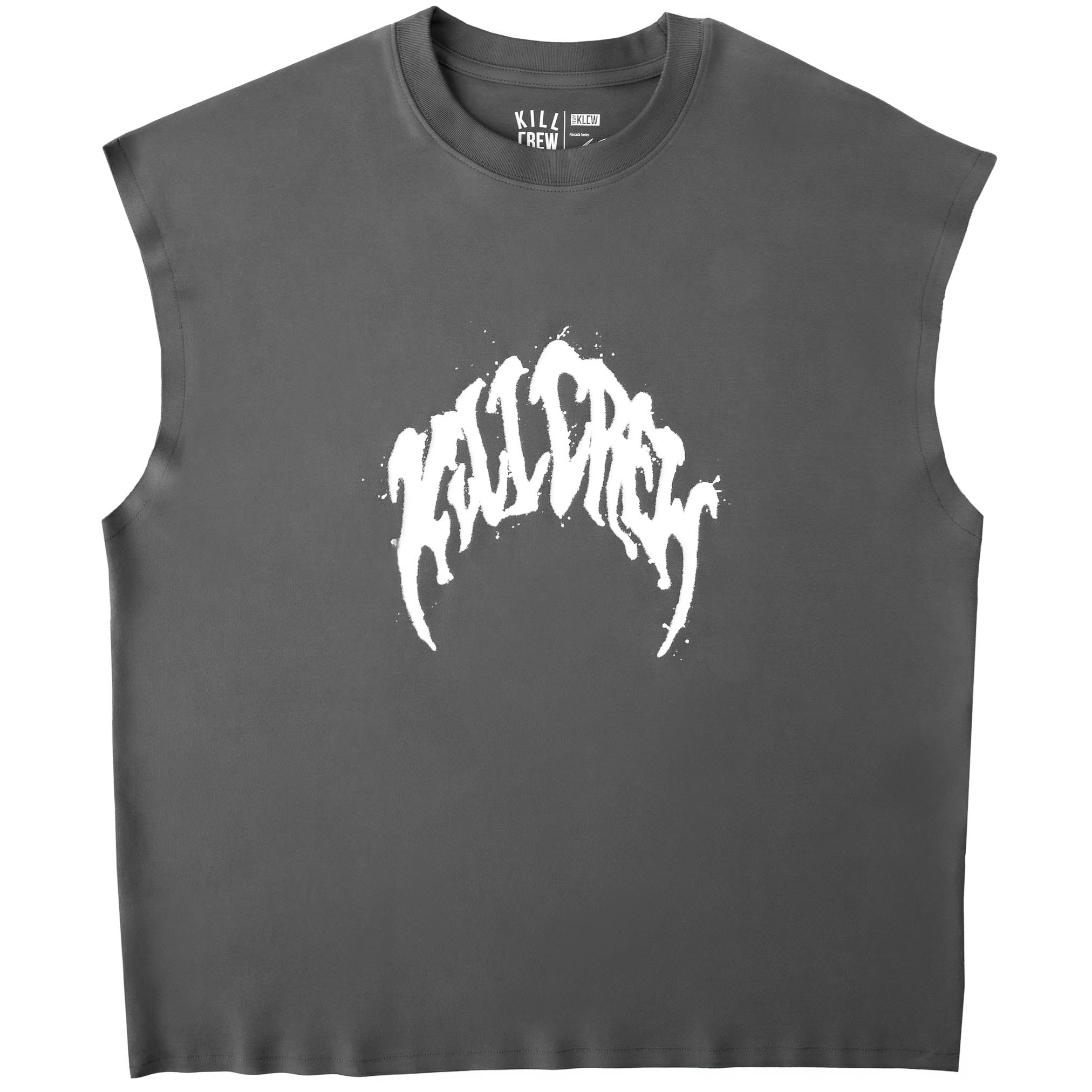 NATURAL COTTON MISFIT CUTOFF - GREY