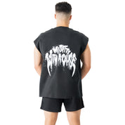 NATURAL COTTON MISFIT CUTOFF - BLACK