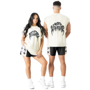 NATURAL COTTON MISFIT CUTOFF - CREAM