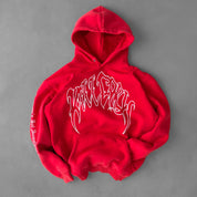 KILL CREW OVERSIZED LUX HOODIE - RED