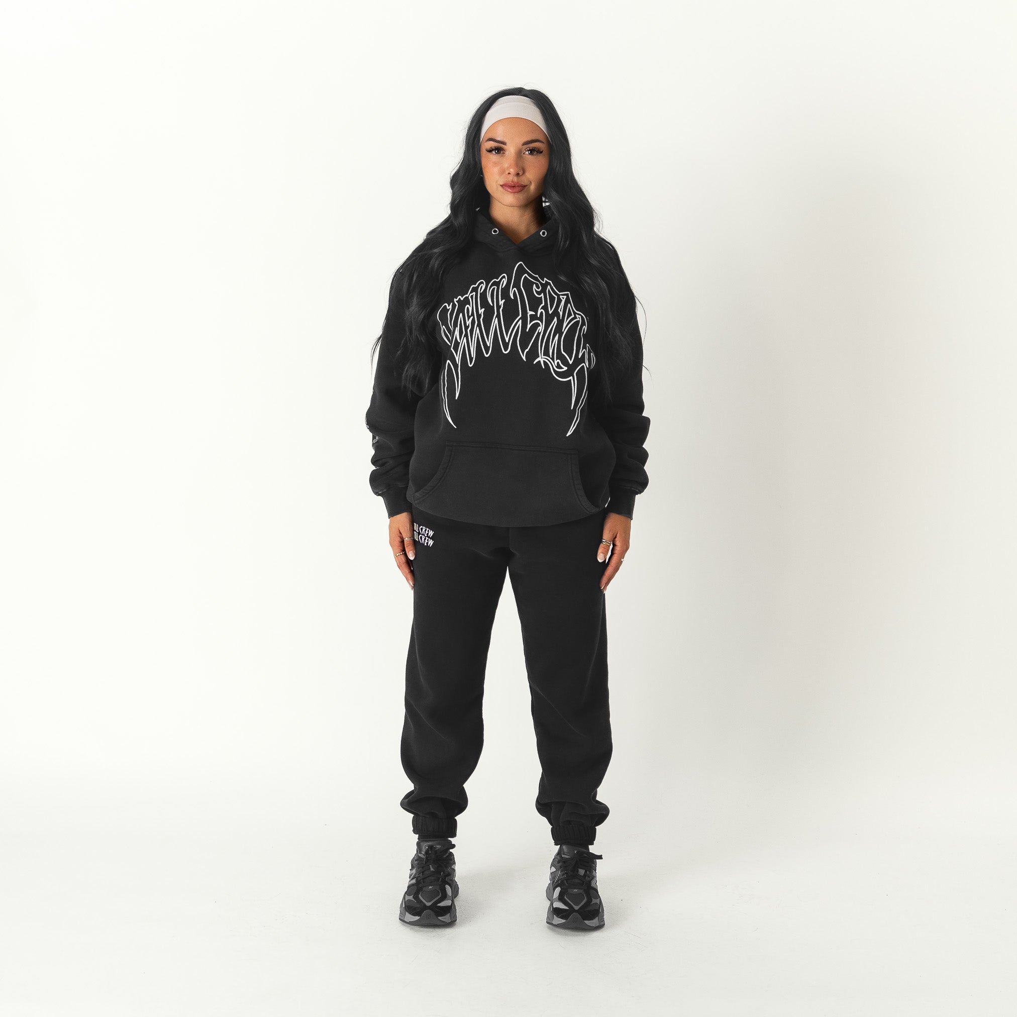 KILL CREW OVERSIZED LUX HOODIE - BLACK