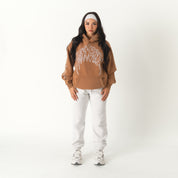 KILL CREW OVERSIZED LUX HOODIE - SAND