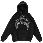 KILL CREW OVERSIZED LUX HOODIE - BLACK