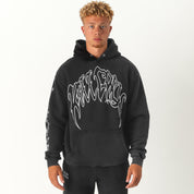 KILL CREW OVERSIZED LUX HOODIE - BLACK