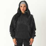 KILL CREW OVERSIZED LUX HOODIE - BLACKOUT