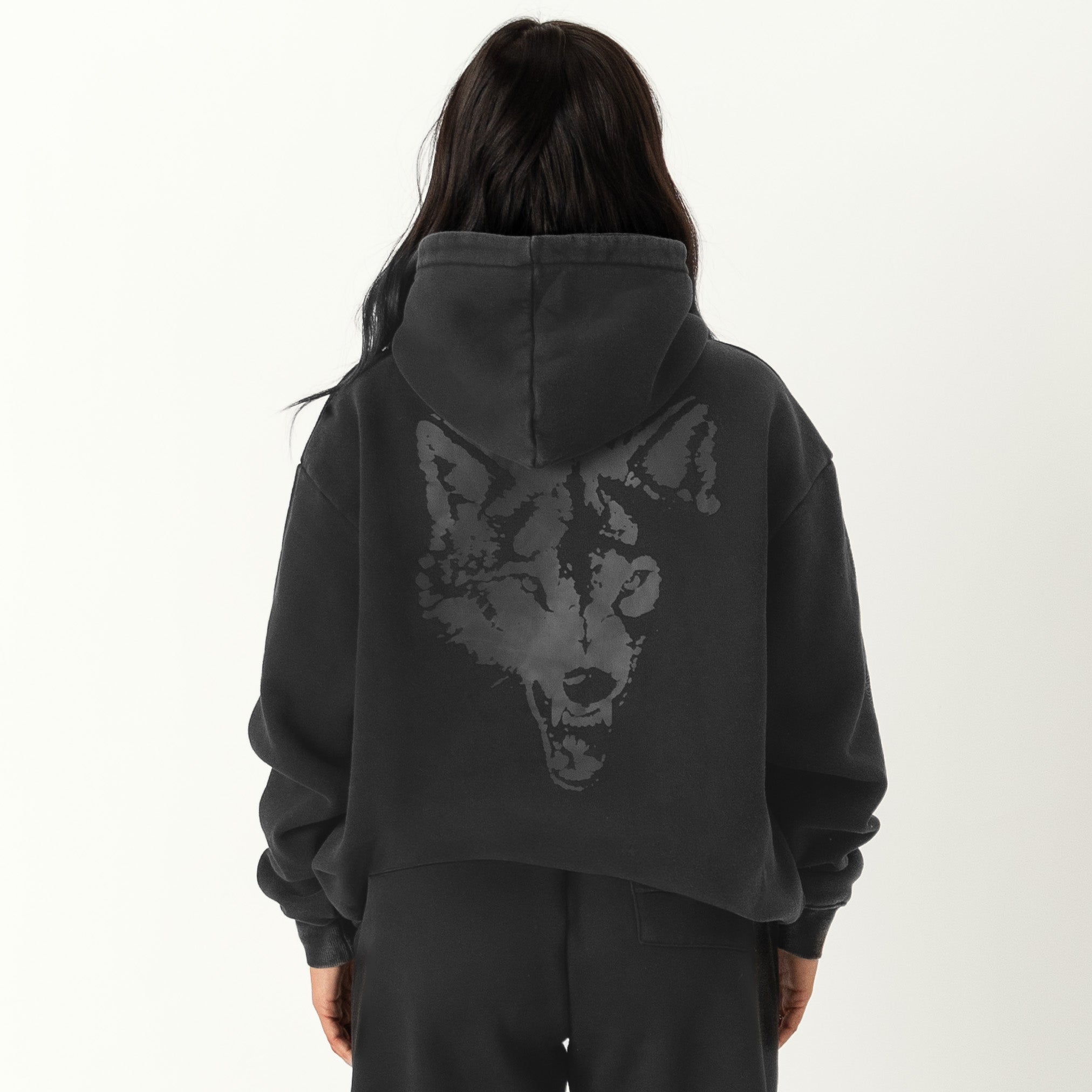KILL CREW OVERSIZED LUX HOODIE - BLACKOUT