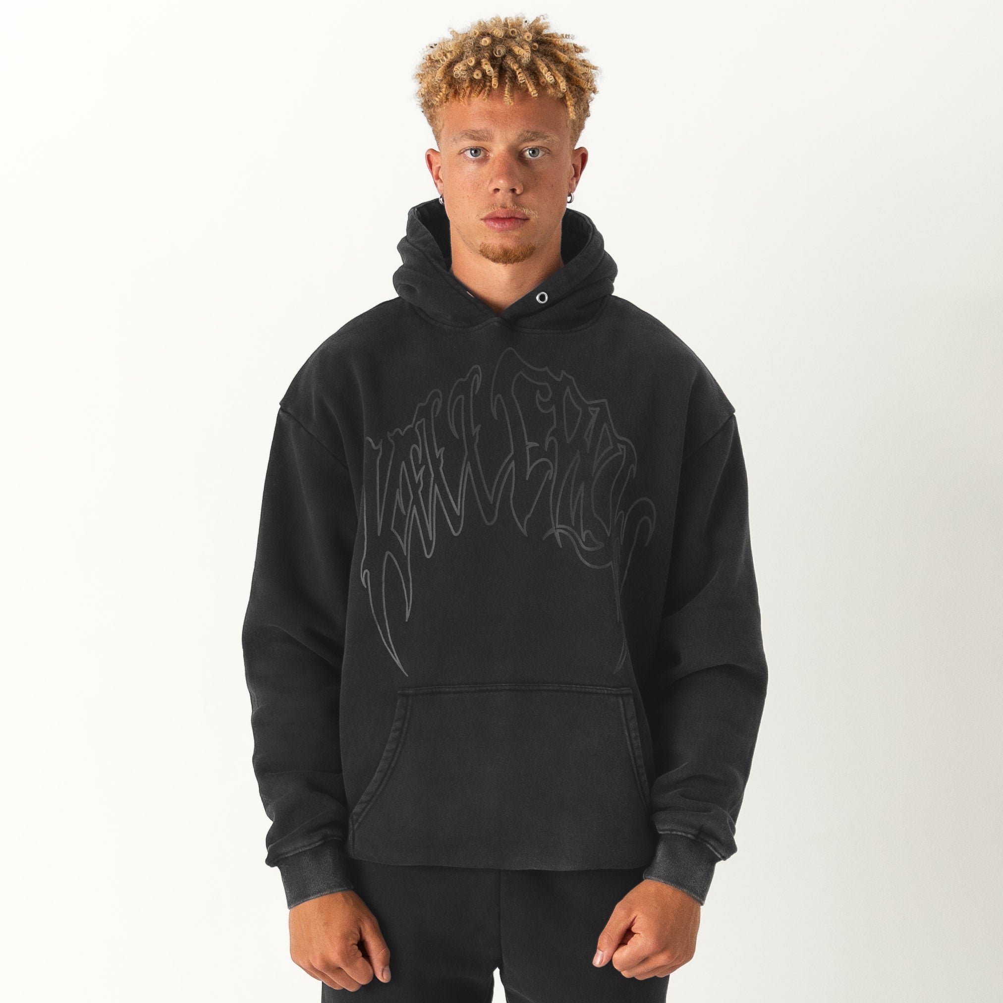 KILL CREW OVERSIZED LUX HOODIE - BLACKOUT