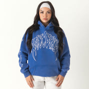 KILL CREW OVERSIZED LUX HOODIE - BLUE